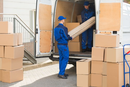 House removals team planning a move in Marylebone