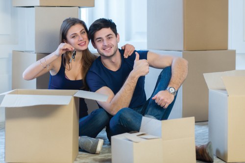 Removal team preparing a home move in Marylebone with careful access planning