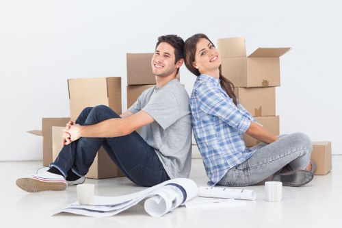 Professional packing materials and organised moving boxes for a Marylebone home move
