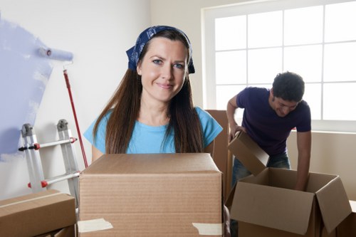 Office relocation items ready for same day transport in Marylebone