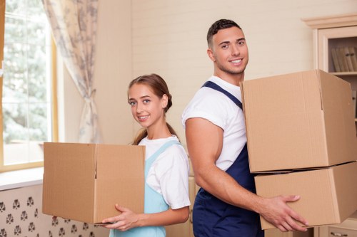 Professional removals van serving homes and commercial properties around Marylebone