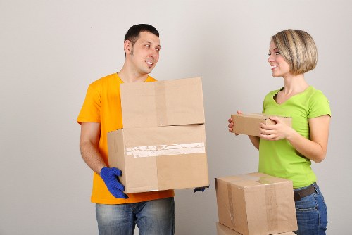 Careful furniture collection in central London with access planning