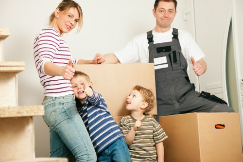 Final safe checkout step for Man With Van Marylebone payment processing